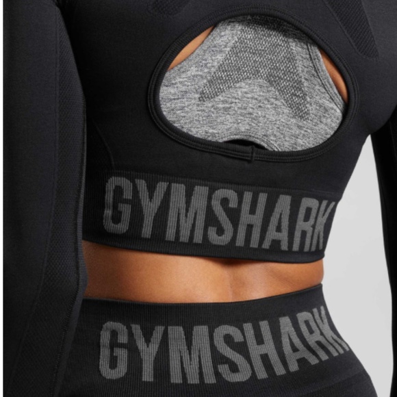 Gymshark FLEX SPORTS LONG SLEEVE CROP TOP - Picture 2 of 5